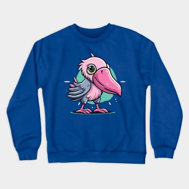 Shoebill Aesthetic Design Crewneck Sweatshirt by Trendsdk